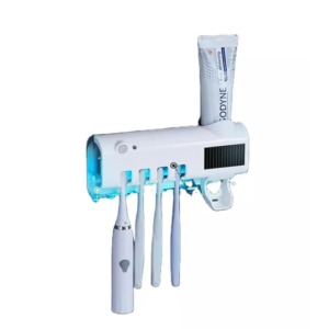 حامل فرشاة و معجون اسنان ذكي مع تعقيم UV